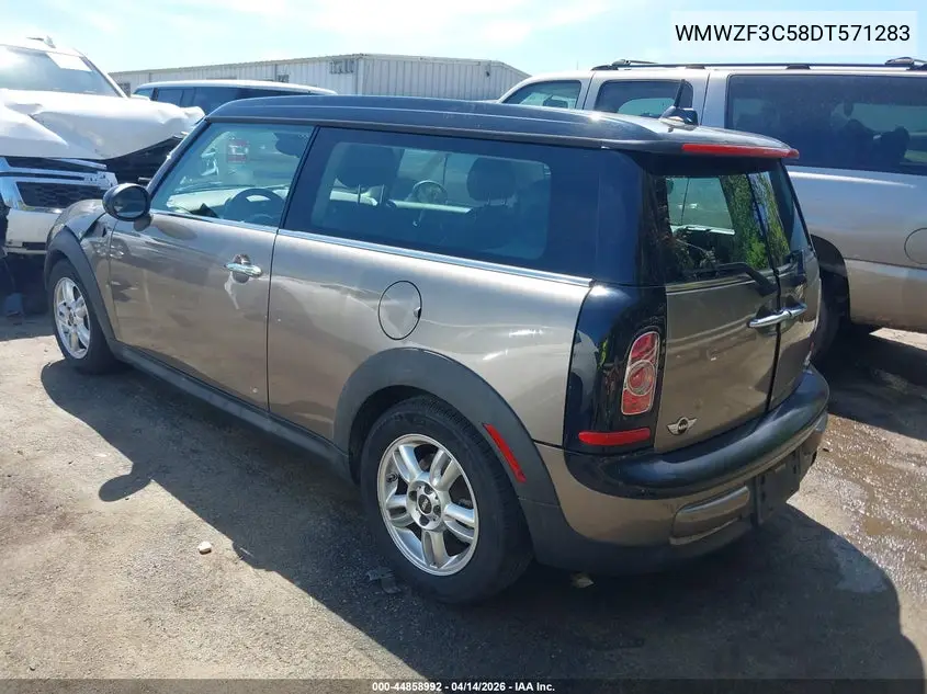 2013 Mini Clubman Cooper VIN: WMWZF3C58DT571283 Lot: 44858992