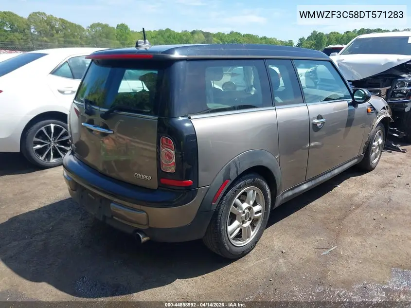 2013 Mini Clubman Cooper VIN: WMWZF3C58DT571283 Lot: 44858992