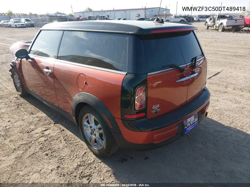 2013 Mini Clubman Cooper VIN: WMWZF3C50DT489418 Lot: 44886259