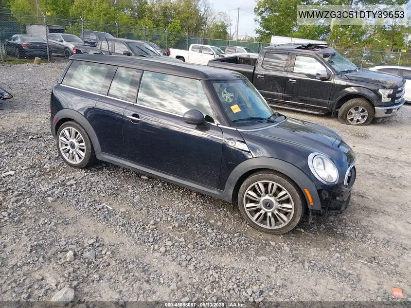 2013 Mini Clubman Cooper S VIN: WMWZG3C51DTY39653 Lot: 45088087