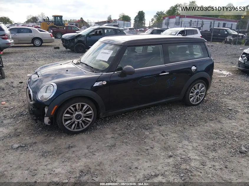 2013 Mini Clubman Cooper S VIN: WMWZG3C51DTY39653 Lot: 45088087