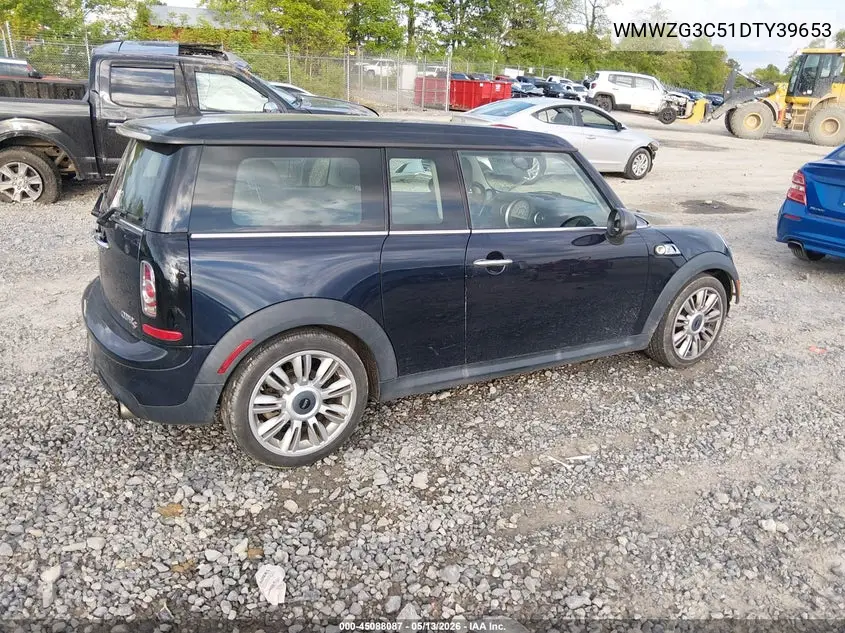 2013 Mini Clubman Cooper S VIN: WMWZG3C51DTY39653 Lot: 45088087