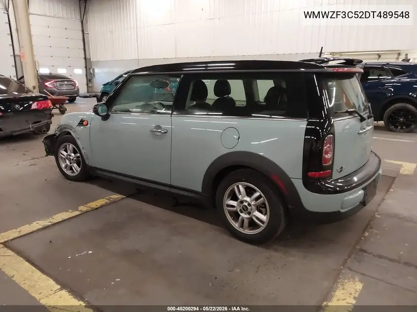 2013 Mini Clubman Cooper VIN: WMWZF3C52DT489548 Lot: 45200294