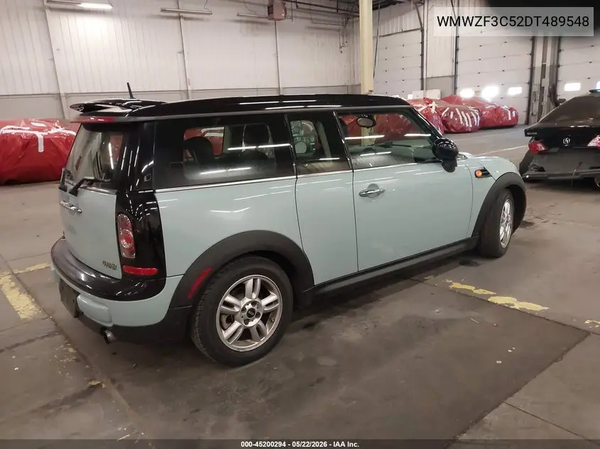 2013 Mini Clubman Cooper VIN: WMWZF3C52DT489548 Lot: 45200294