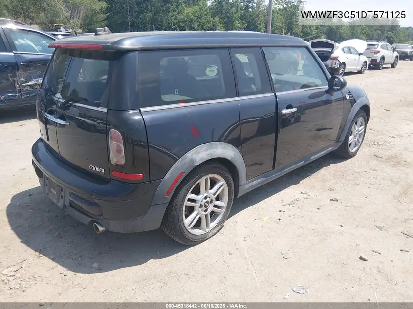 2013 Mini Clubman Cooper VIN: WMWZF3C51DT571125 Lot: 45318442