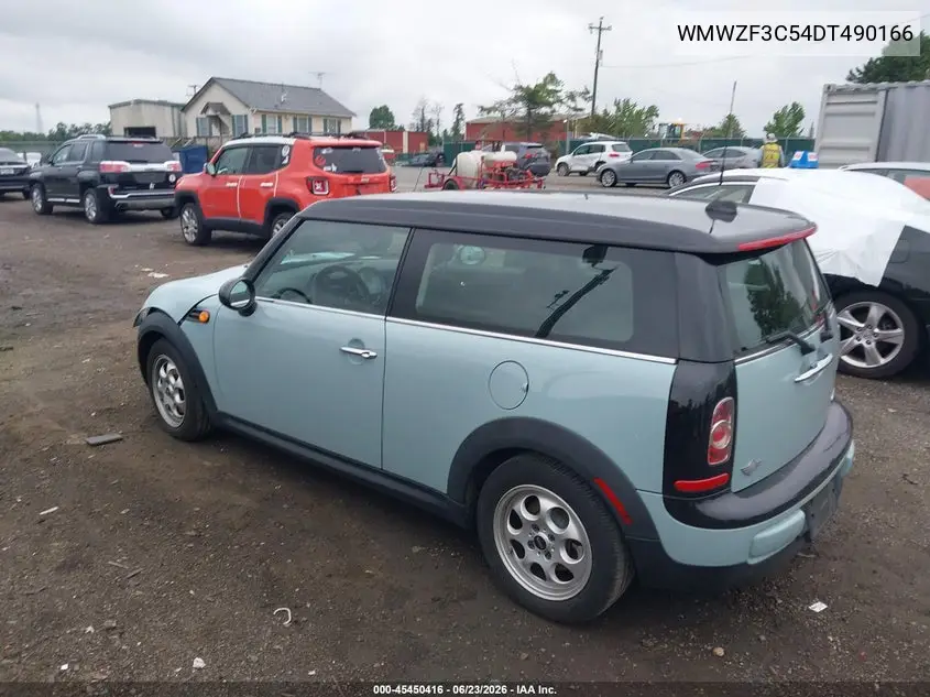2013 Mini Clubman Cooper VIN: WMWZF3C54DT490166 Lot: 45450416