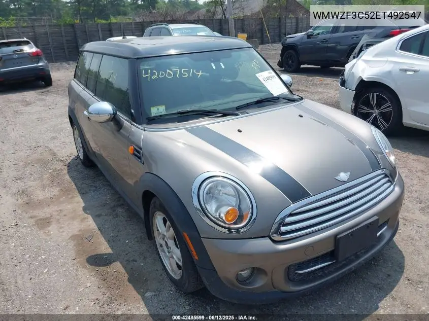 2014 Mini Clubman Cooper VIN: WMWZF3C52ET492547 Lot: 42485599
