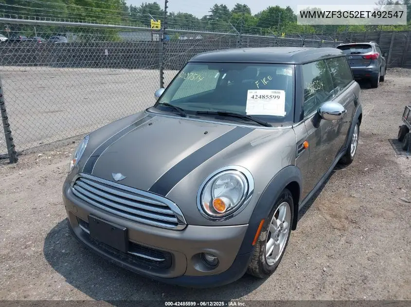 2014 Mini Clubman Cooper VIN: WMWZF3C52ET492547 Lot: 42485599