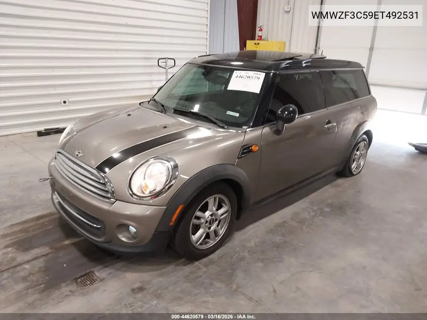 2014 Mini Clubman Cooper VIN: WMWZF3C59ET492531 Lot: 44620579