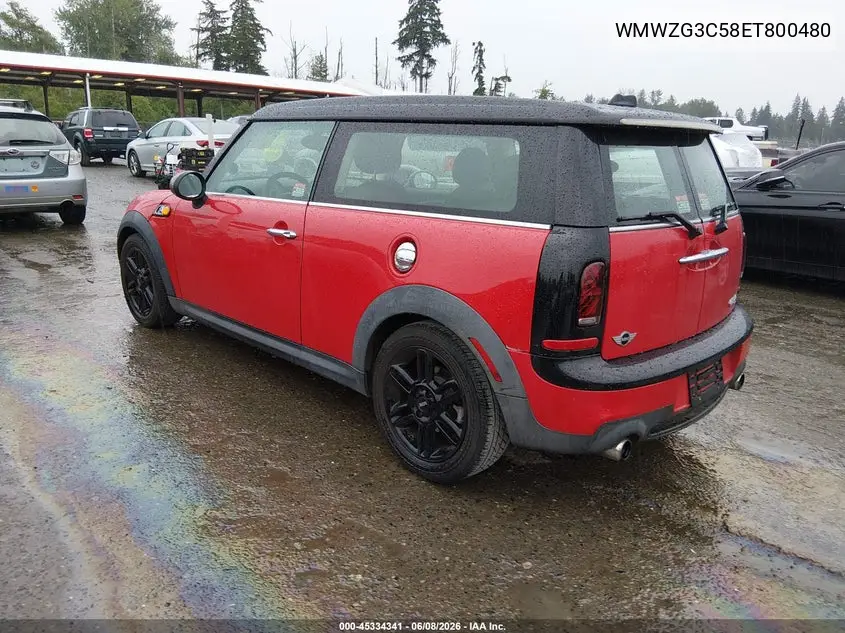 2014 Mini Clubman Cooper S VIN: WMWZG3C58ET800480 Lot: 45334341