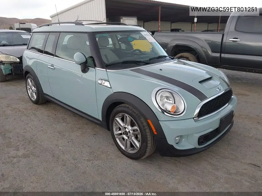 2014 Mini Clubman Cooper S VIN: WMWZG3C59ET801251 Lot: 45581858