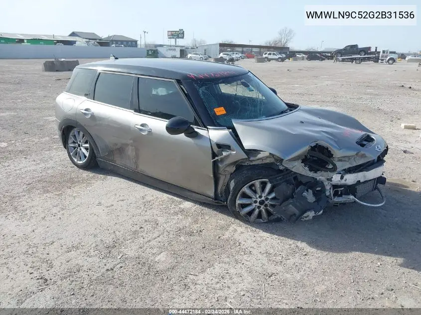 2016 Mini Clubman Cooper S VIN: WMWLN9C52G2B31536 Lot: 44472184