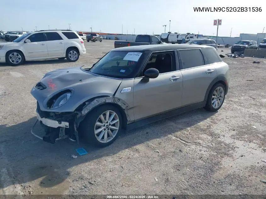 2016 Mini Clubman Cooper S VIN: WMWLN9C52G2B31536 Lot: 44472184