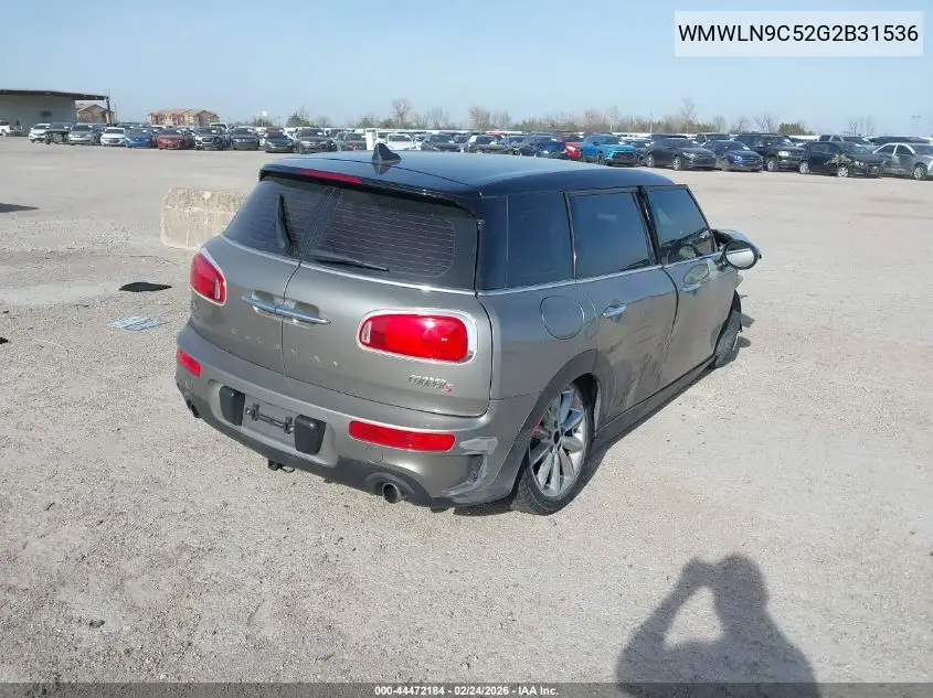 2016 Mini Clubman Cooper S VIN: WMWLN9C52G2B31536 Lot: 44472184