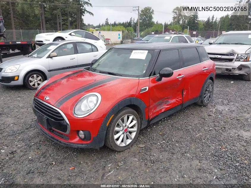 2016 Mini Clubman Cooper VIN: WMWLN5C50G2E06765 Lot: 45133107