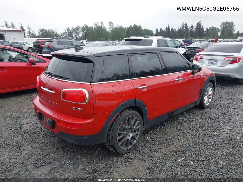 2016 Mini Clubman Cooper VIN: WMWLN5C50G2E06765 Lot: 45133107