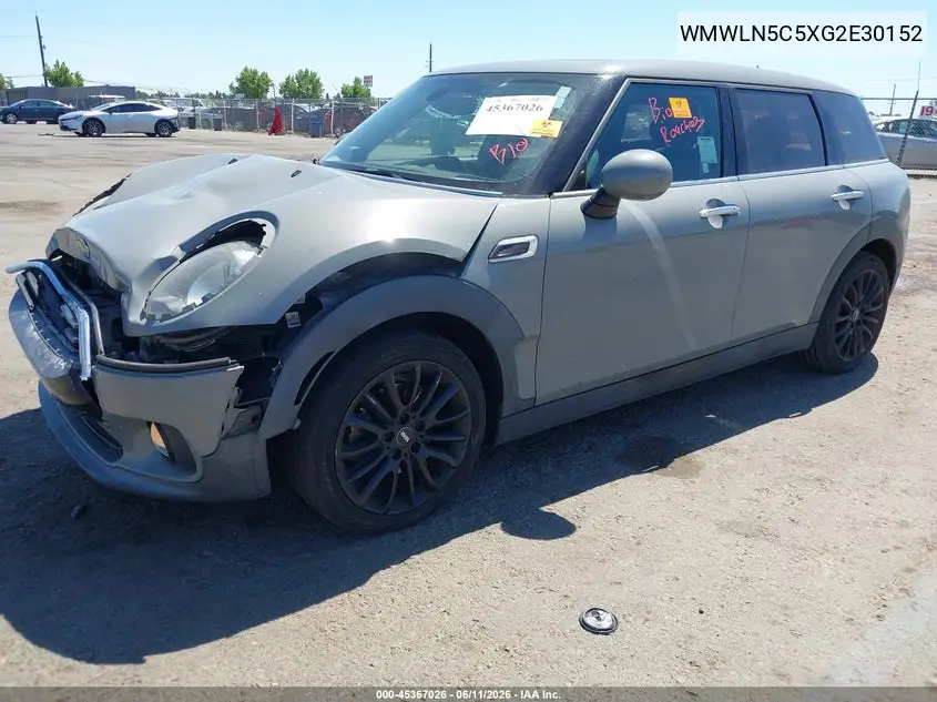 2016 Mini Clubman Cooper VIN: WMWLN5C5XG2E30152 Lot: 45367026