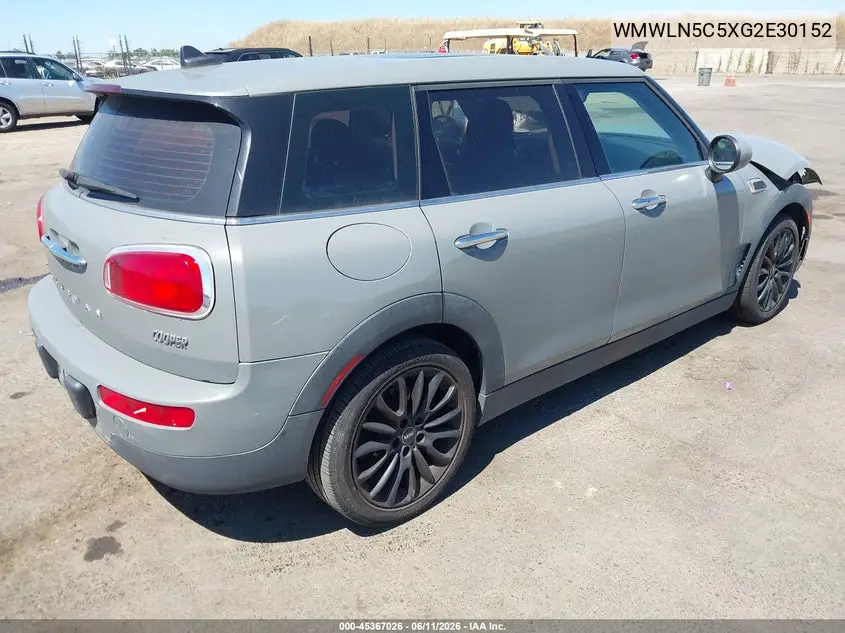 2016 Mini Clubman Cooper VIN: WMWLN5C5XG2E30152 Lot: 45367026