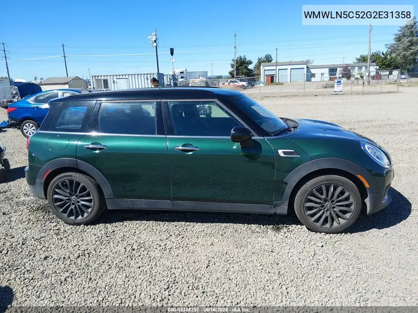 2016 Mini Clubman Cooper VIN: WMWLN5C52G2E31358 Lot: 45386257