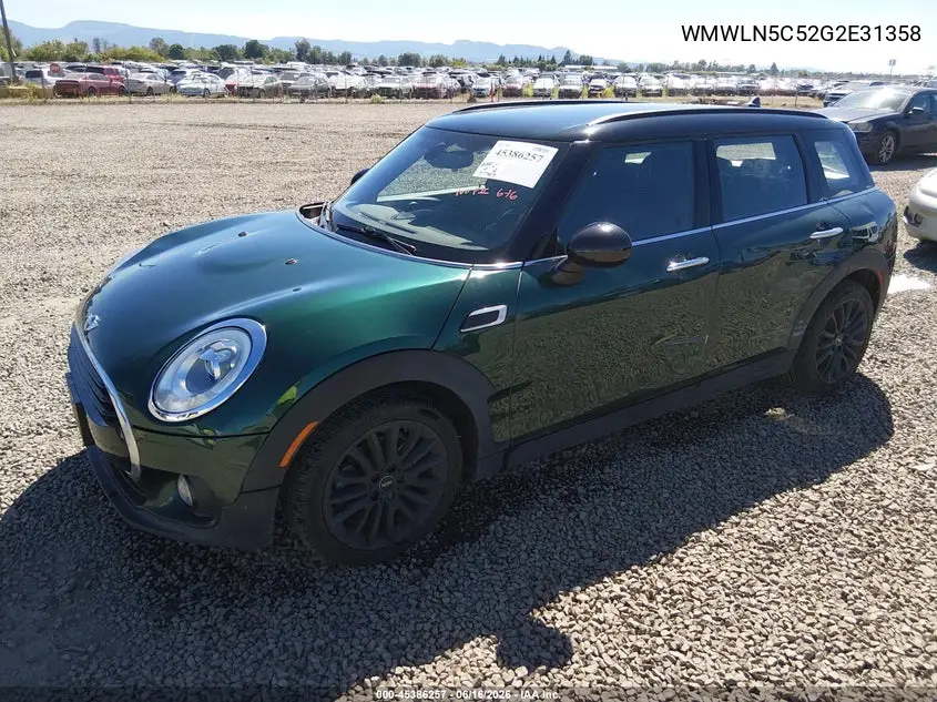 2016 Mini Clubman Cooper VIN: WMWLN5C52G2E31358 Lot: 45386257