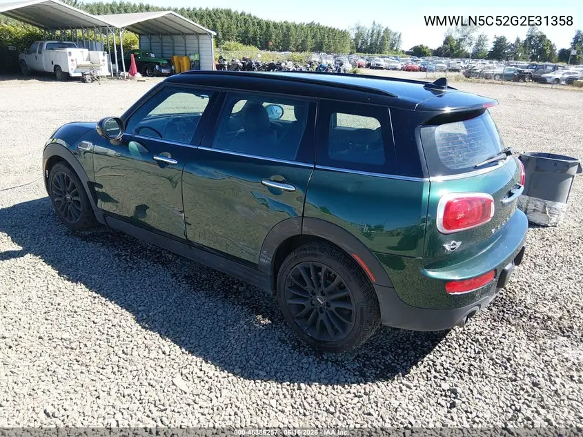 2016 Mini Clubman Cooper VIN: WMWLN5C52G2E31358 Lot: 45386257