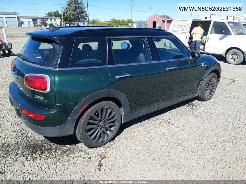 2016 Mini Clubman Cooper VIN: WMWLN5C52G2E31358 Lot: 45386257