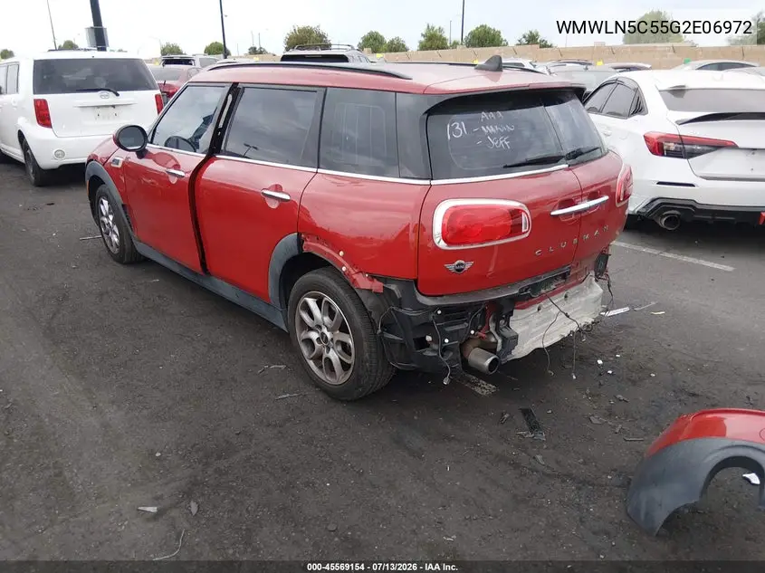 2016 Mini Clubman Cooper VIN: WMWLN5C55G2E06972 Lot: 45569154