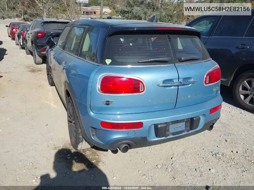 2017 Mini Clubman Cooper S VIN: WMWLU5C58H2E82156 Lot: 43535244