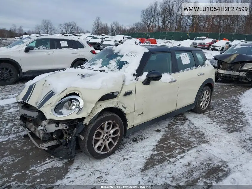 WMWLU1C54H2F27599 2017 Mini Clubman Cooper