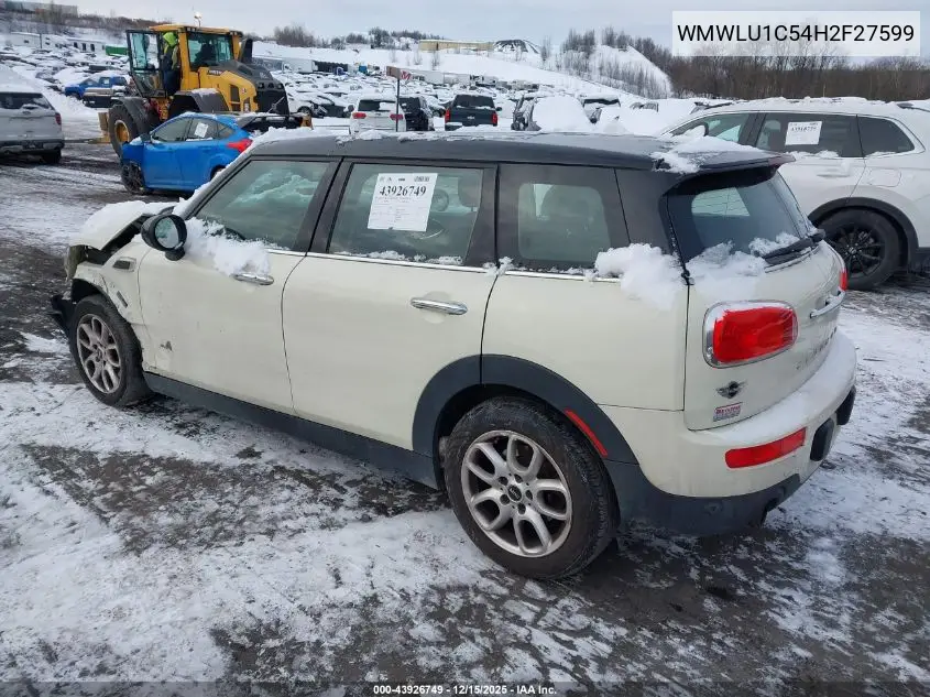 WMWLU1C54H2F27599 2017 Mini Clubman Cooper