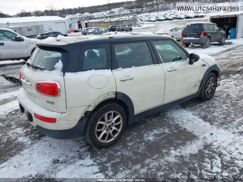 WMWLU1C54H2F27599 2017 Mini Clubman Cooper
