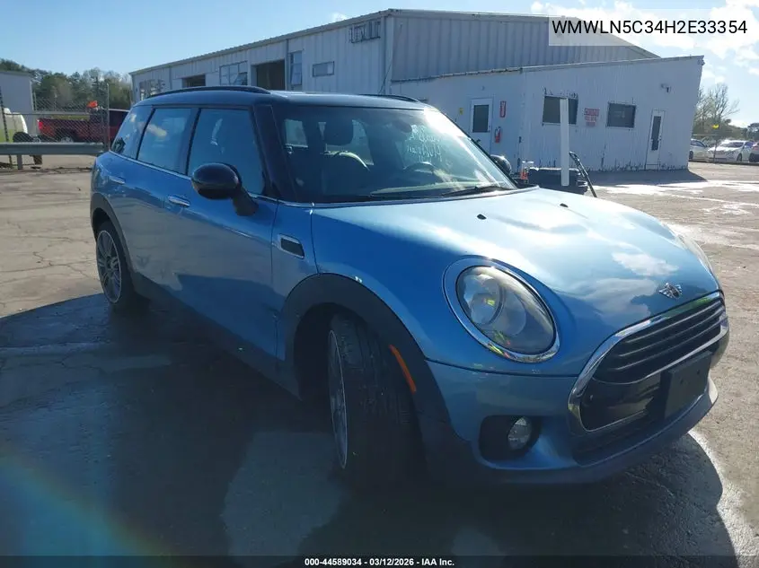 2017 Mini Clubman Cooper VIN: WMWLN5C34H2E33354 Lot: 44589034