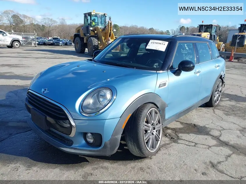 2017 Mini Clubman Cooper VIN: WMWLN5C34H2E33354 Lot: 44589034