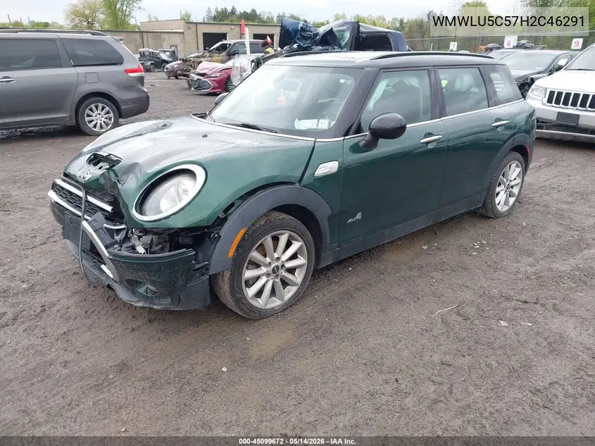 2017 Mini Clubman Cooper S VIN: WMWLU5C57H2C46291 Lot: 45099672