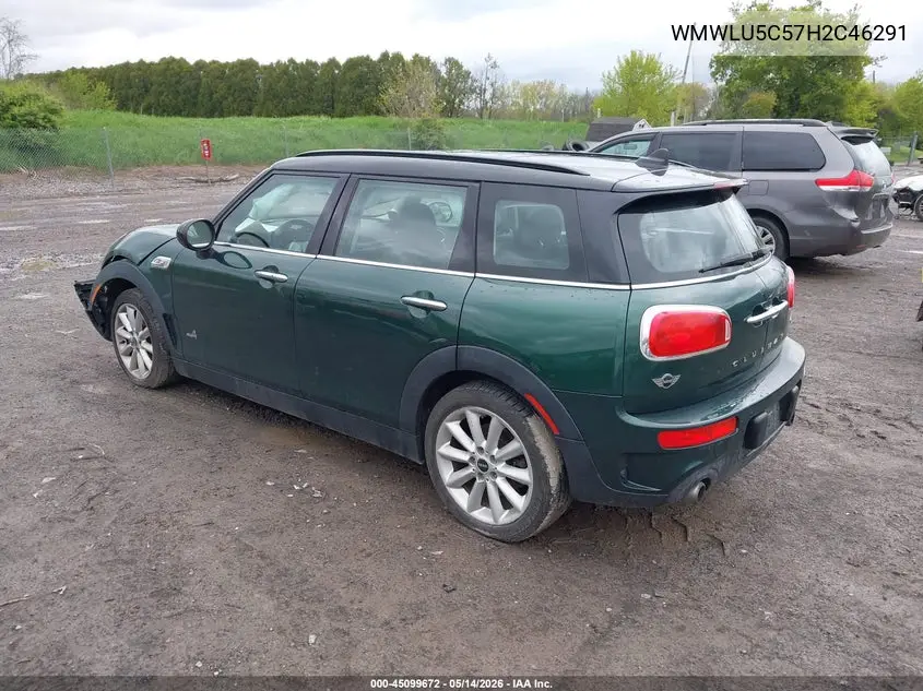 2017 Mini Clubman Cooper S VIN: WMWLU5C57H2C46291 Lot: 45099672