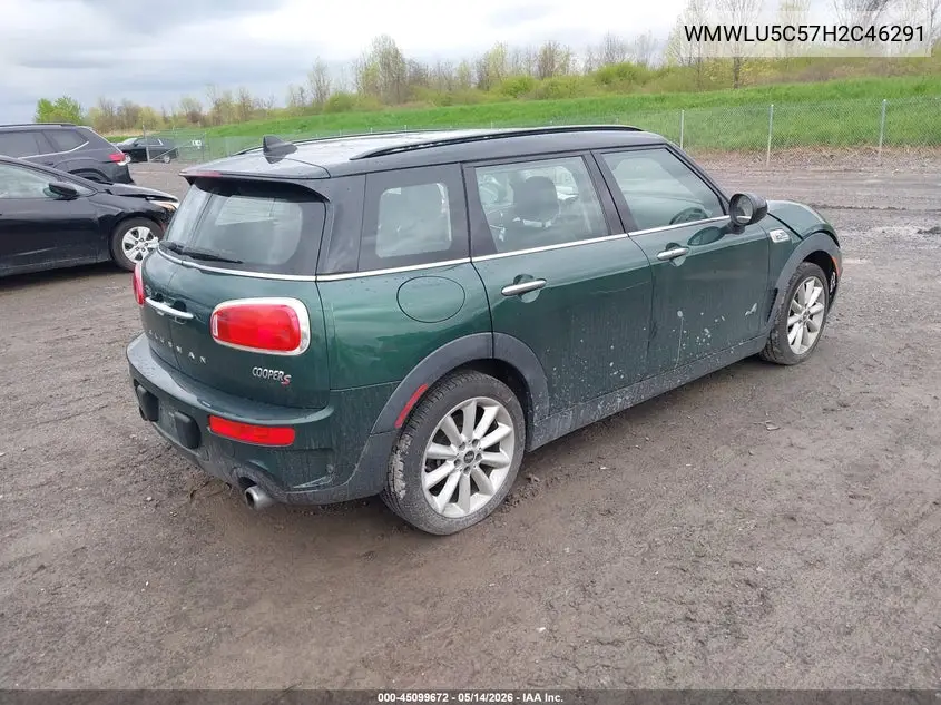 2017 Mini Clubman Cooper S VIN: WMWLU5C57H2C46291 Lot: 45099672