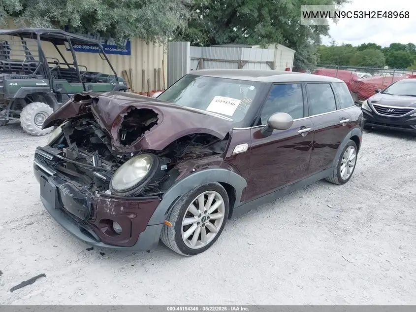 2017 Mini Clubman Cooper S VIN: WMWLN9C53H2E48968 Lot: 45194346