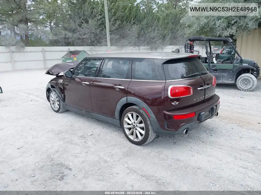 2017 Mini Clubman Cooper S VIN: WMWLN9C53H2E48968 Lot: 45194346