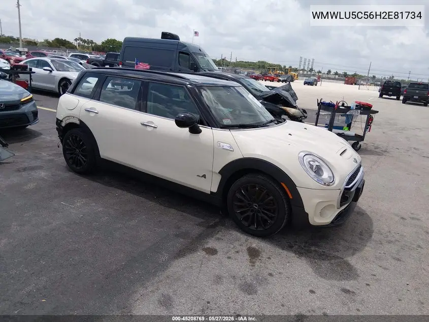 2017 Mini Clubman Cooper S VIN: WMWLU5C56H2E81734 Lot: 45208769