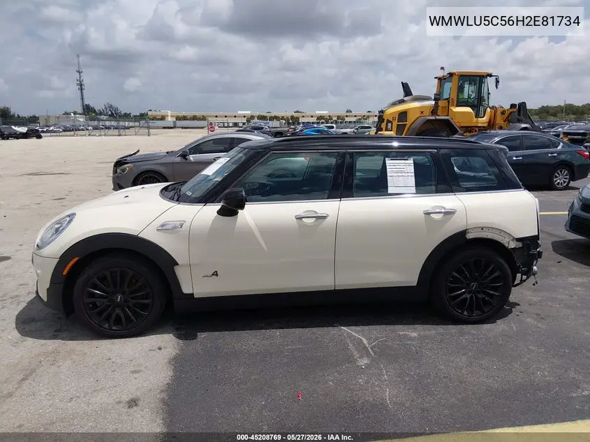 2017 Mini Clubman Cooper S VIN: WMWLU5C56H2E81734 Lot: 45208769