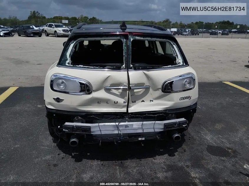 2017 Mini Clubman Cooper S VIN: WMWLU5C56H2E81734 Lot: 45208769