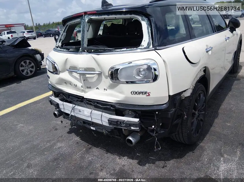 2017 Mini Clubman Cooper S VIN: WMWLU5C56H2E81734 Lot: 45208769
