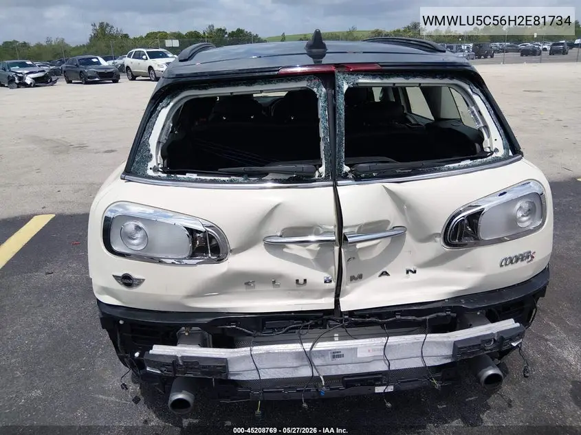2017 Mini Clubman Cooper S VIN: WMWLU5C56H2E81734 Lot: 45208769