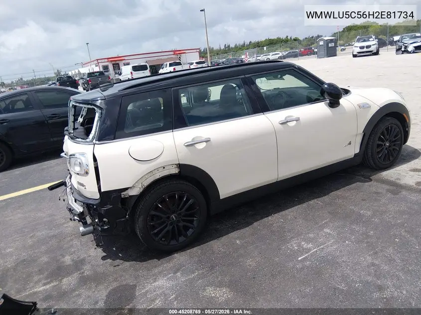 2017 Mini Clubman Cooper S VIN: WMWLU5C56H2E81734 Lot: 45208769