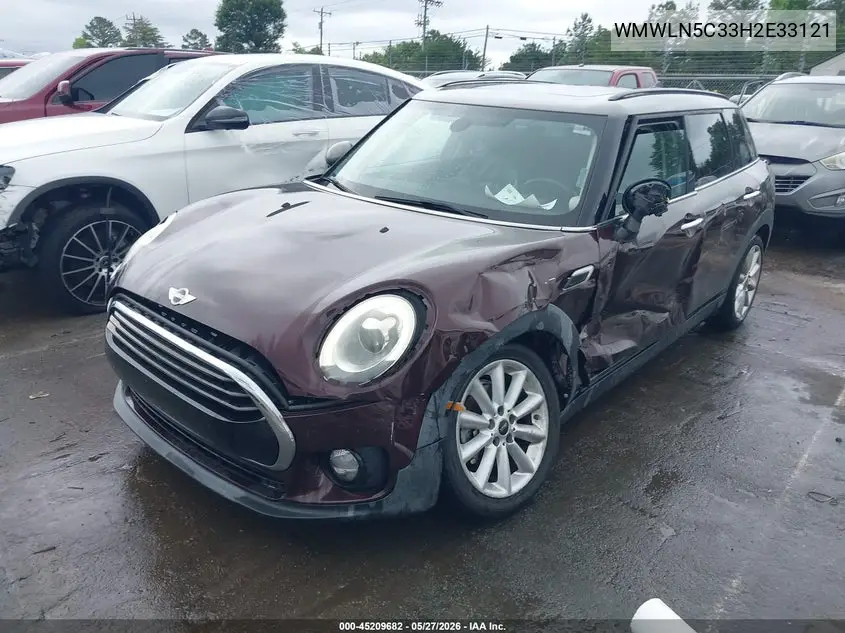 2017 Mini Clubman Cooper VIN: WMWLN5C33H2E33121 Lot: 45209682