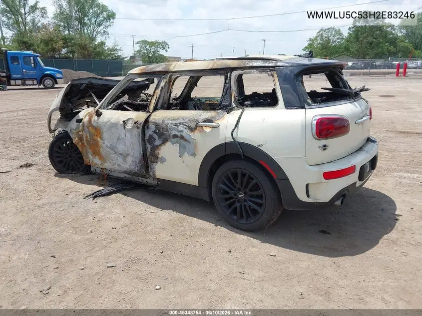 2017 Mini Clubman Cooper S VIN: WMWLU5C53H2E83246 Lot: 45348754