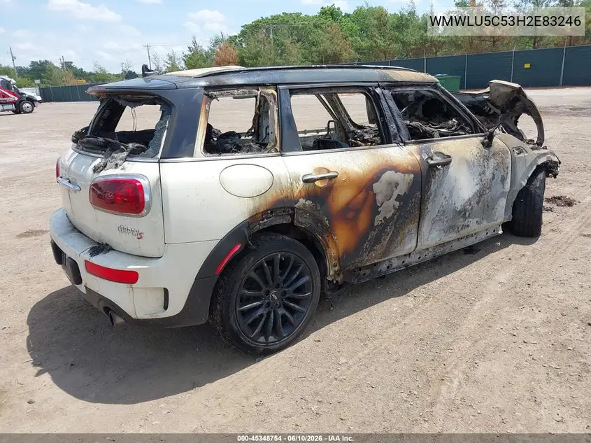 2017 Mini Clubman Cooper S VIN: WMWLU5C53H2E83246 Lot: 45348754
