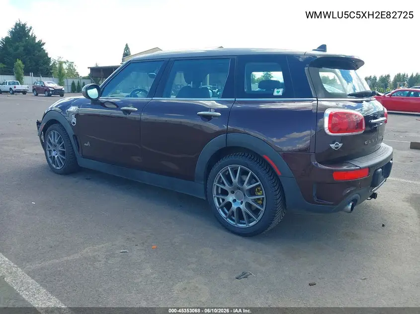 2017 Mini Clubman Cooper S VIN: WMWLU5C5XH2E82725 Lot: 45353068