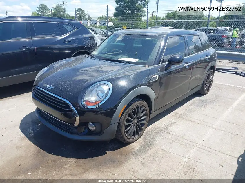 2017 Mini Clubman Cooper VIN: WMWLN5C59H2E32752 Lot: 45370183