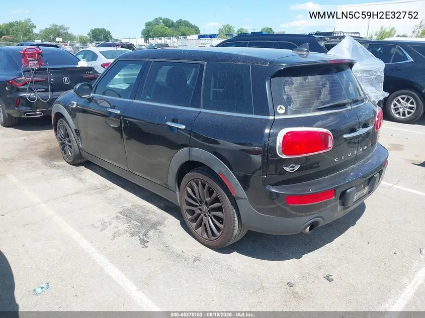2017 Mini Clubman Cooper VIN: WMWLN5C59H2E32752 Lot: 45370183